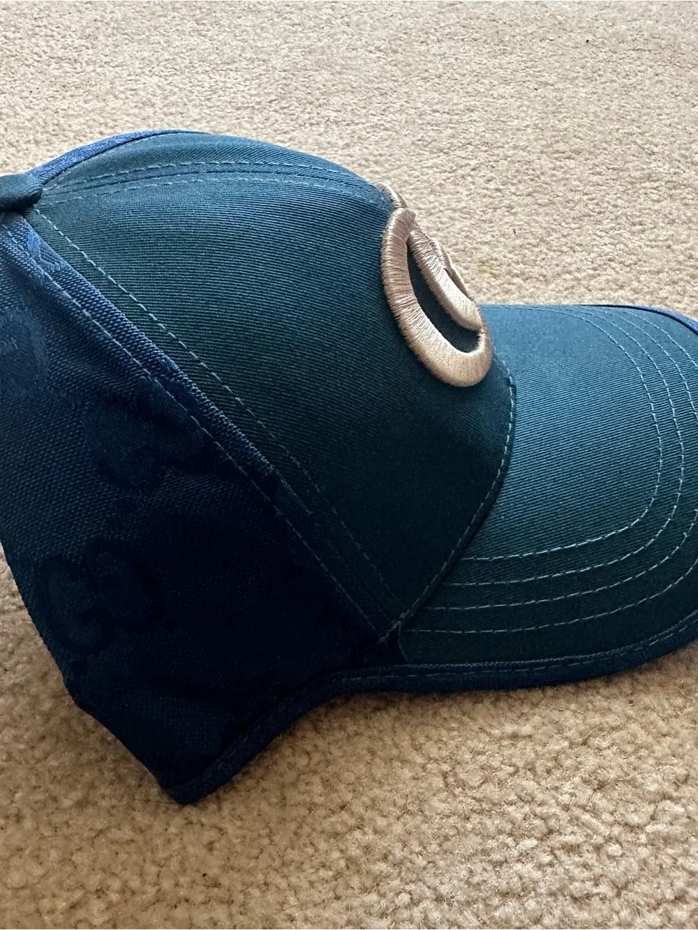 Gucci Men's Teal Baseball Cap